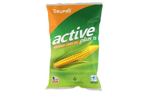 Tirupati Active Plus Refined Corn Oil 15 Ltr Tin