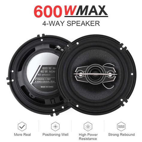 Jual Speaker Mobil Coaxial Hifi Way Inch W Pcs Yl B