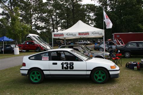 Crx Makes Its Track Debut Honda Crx Hf Project Car Updates