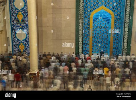 Indonesia Th Mar Muslims Worship The First Taraweeh Prayer In