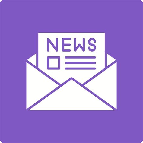 Premium Vector Newsletter Icon