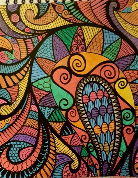 Colorit Wild Doodles Colorist Diane Cole Adultcoloring