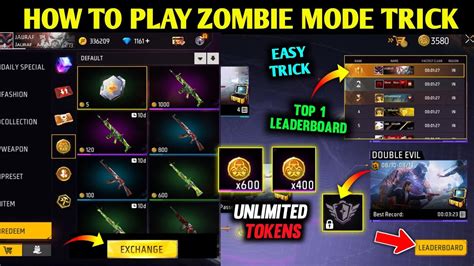 How To Play Zombie Mode Top On Leaderboard Unlimited Vice Token