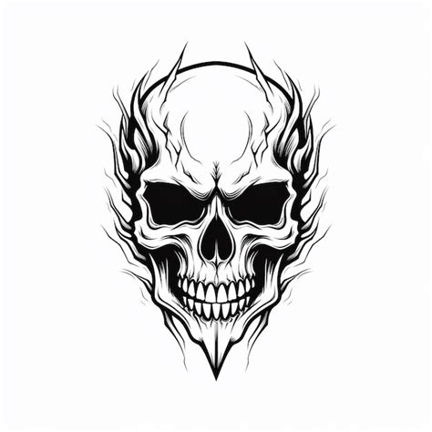 Premium Ai Image Hip Hop Skull Sticker