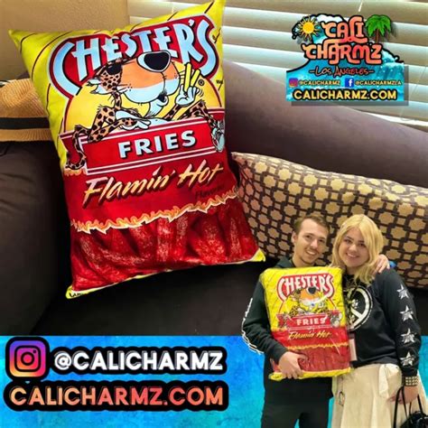 JUMBO FLAMIN HOT FRIES CHEETOS DORITOS LAYS TAKIS Decorative Pillow 2FT