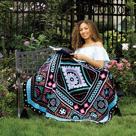 Annie S Moroccan Tile Crochet Afghan Club Project Gallery