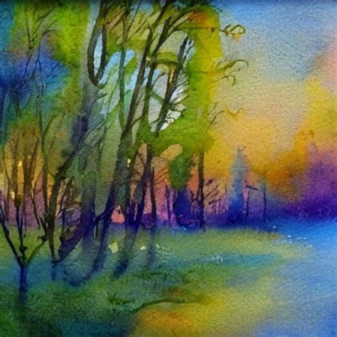 Impressionist Painting But In Watercolor Arthub Ai