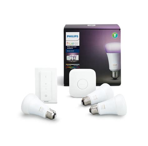 Philips Hue White And Color Ambiance Starter Kit 3 X E27 Inkl