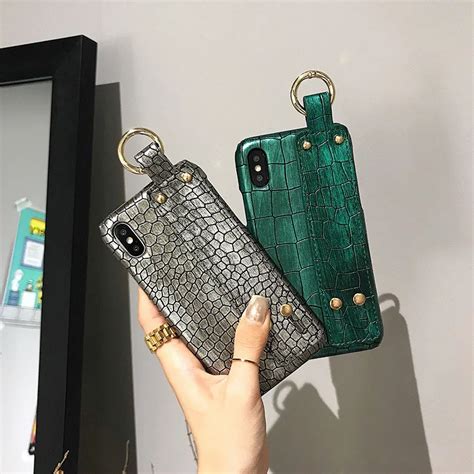 Luxury Crocodile Skin Pattern Phone Case For Iphone Xs Max Case For