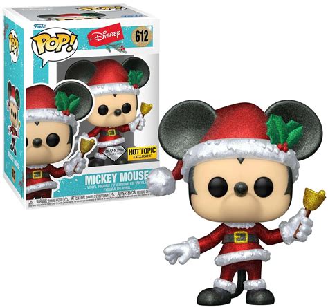 Funko Disney POP Disney Santa Mickey Exclusive Vinyl Figure 612 Diamond ...