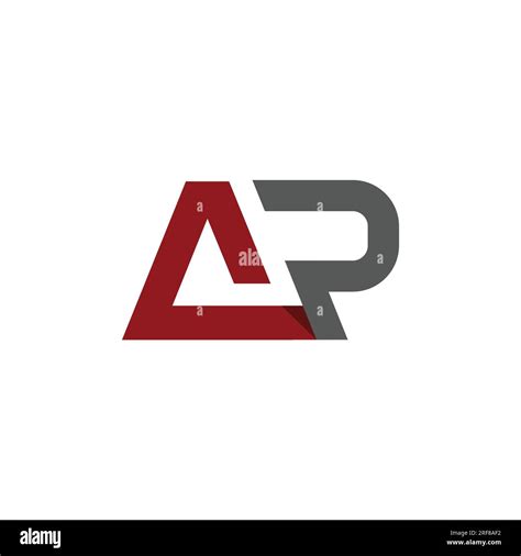 Initial Ap Letter Logo With Creative Modern Business Typography Vector