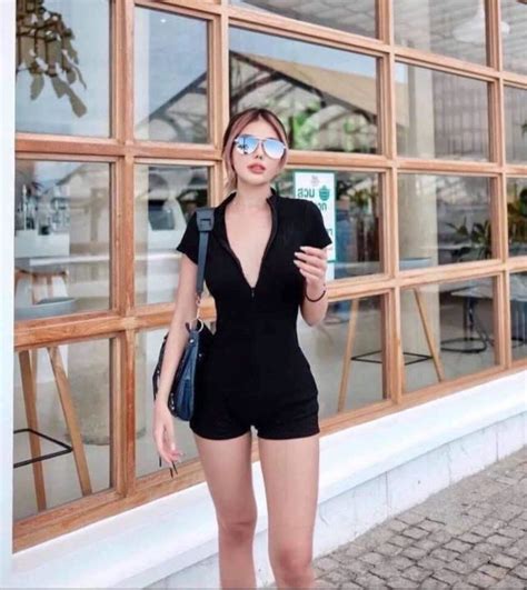 Bikini Đồ bơi nữ có tay khóa kéo màu ĐEN FORM SHORT sành điệu kín đáo co dãn thoải mái Lazada vn
