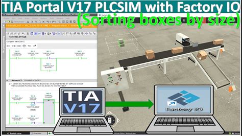 Factory Io Connect With Plcsim Shorting Boxes By Size Youtube