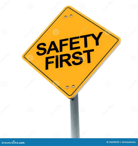 Safety First Sign Clipart