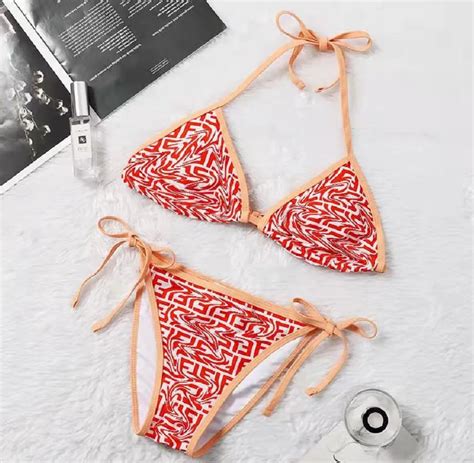 Push Up Bikini High Waist Swimsuit FF Women Summer Solid Swimwear