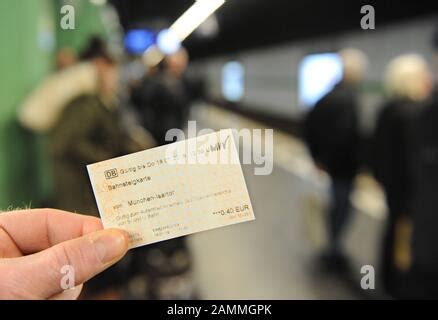 Pedestrian With Platform Ticket At S Bahn Station Isartor Automated