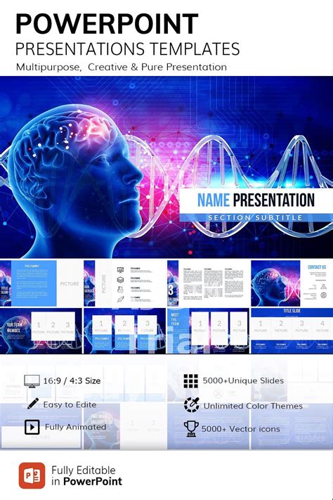 Human Body Slides Template