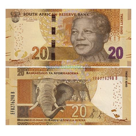 South Africa Rand With Omron Rings Banknote Unc Special