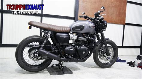 Remus Exhaust For Triumph Bonneville T120 Decat Youtube