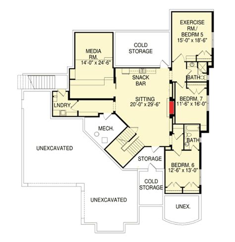 7 Bedroom House Floor Plans - House Plans