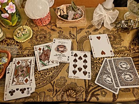 I made an easy DIY tarot deck out of two decks of playing cards. I'm in ...