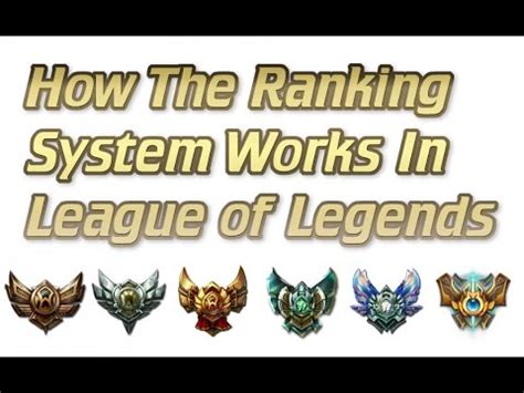 How The Ranking System Works In League Of Legends Provisional Games