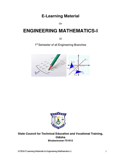 ENGINEERING MATH 1 1st Sem LM | PDF