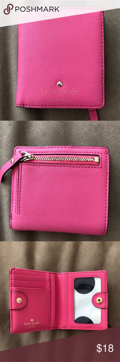 Kate Spade Pink Wallet Bifold Kate Spade Wallet Pink Kate Spade Pink Kate Spade