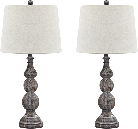 Signature Design By Ashley Mair Rustic Farmhouse Poly Table Lamp 2