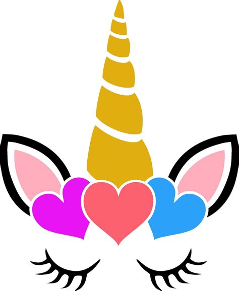 Unicornio Svg Cara Pack Unicornio Svg Archivos Para Cricut Etsy