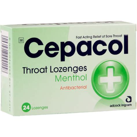 Cepacol Throat Lozenges Menthol 24 Lozenges Clicks