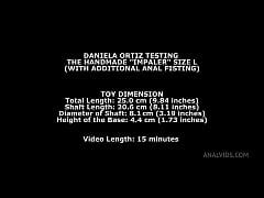 Daniela Ortiz Testing The Handmade Impaler Size L With Additional Anal Fisting Twt Xxx