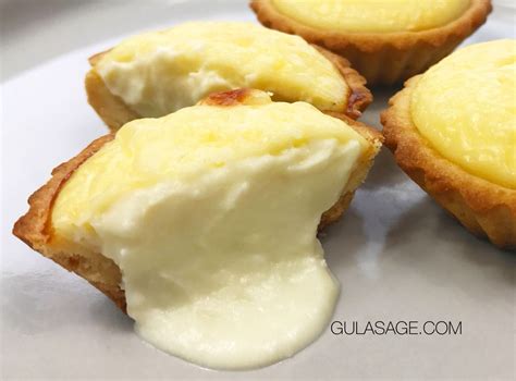 Molten Cheese Tart Recipe With Images Tart Recipes Cheese Tarts