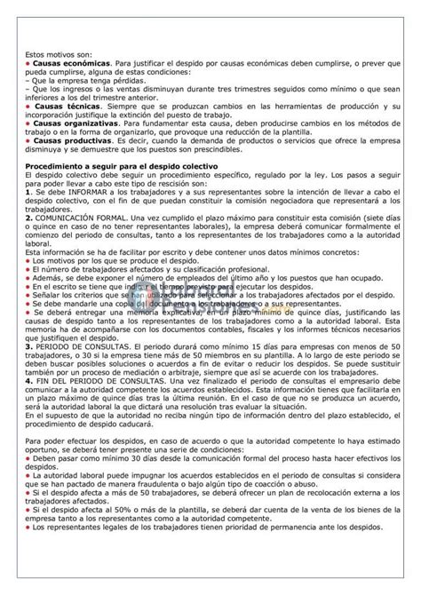 Despidos Tipos Efectos Y Consecuencias IntroducciÓn Laboral Pensiones