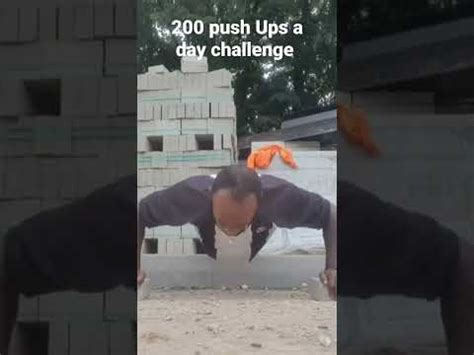 200 Push Ups A Day For A Month Challenge Push Ups Challenge YouTube