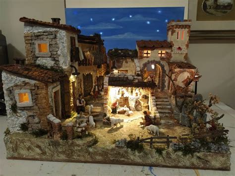 Pin Di Selene Su Casas Belen Presepe Di Natale Set Di Presepi