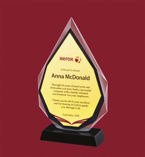 Glass Trophies