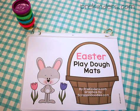 Easter Play Dough Mats Prekinders Preschool Activities