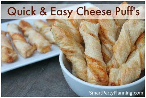 Quick And Easy Cheese Puffs Easy Cheese Food Perfect Picnic Food