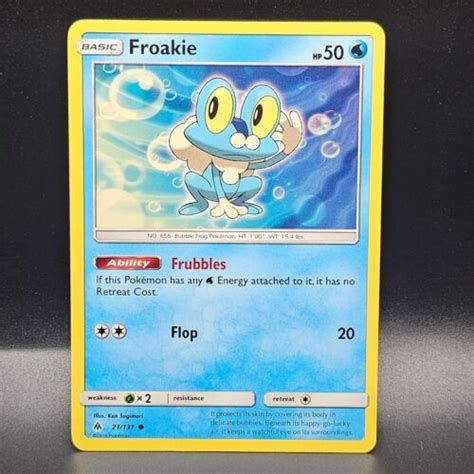 Froakie 21 131 Pokémon SM Forbidden Light Regular Common MP eBay