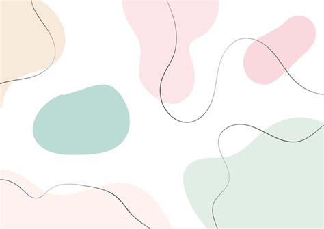 Premium Vector | Aesthetic colorful pastel liquid shapes background design