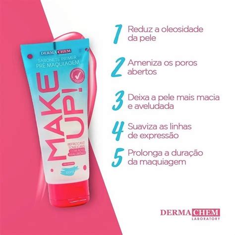 Sabonete Primer Pr Maquiagem Make Up Dermachem