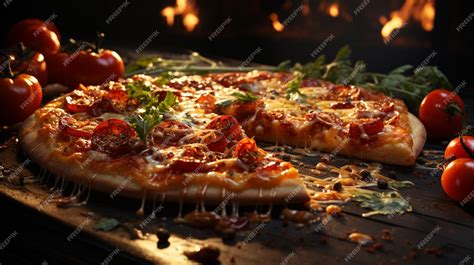 Premium AI Image | Hot pizza