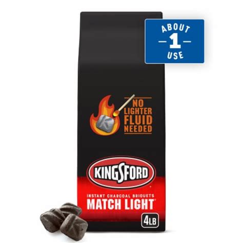 Kingsford Match Light Instant Bbq Charcoal Briquettes Lb King Soopers