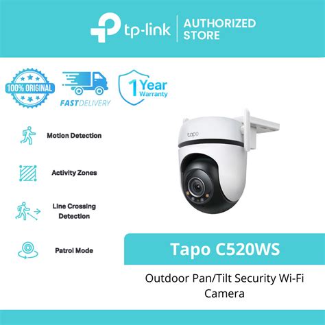 Jual Tp Link Tapo C Ws Tapo C K Qhd Outdoor Pan Head Security Wi