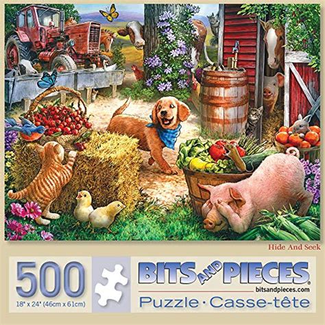 Bits And Pieces Value Set Of 2 500 Piece Jigsaw Puzzles For Adults