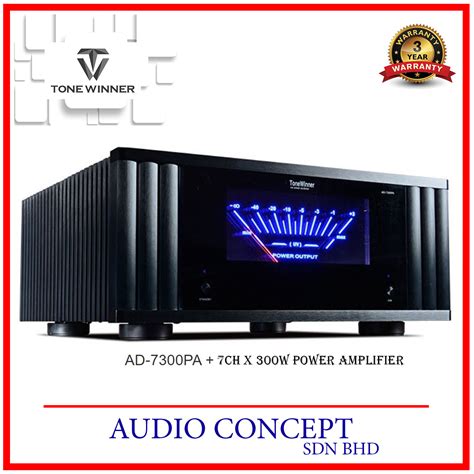 Tonewinner Ad 7300pa 7ch X 300w Power Amplifier Audio Concept