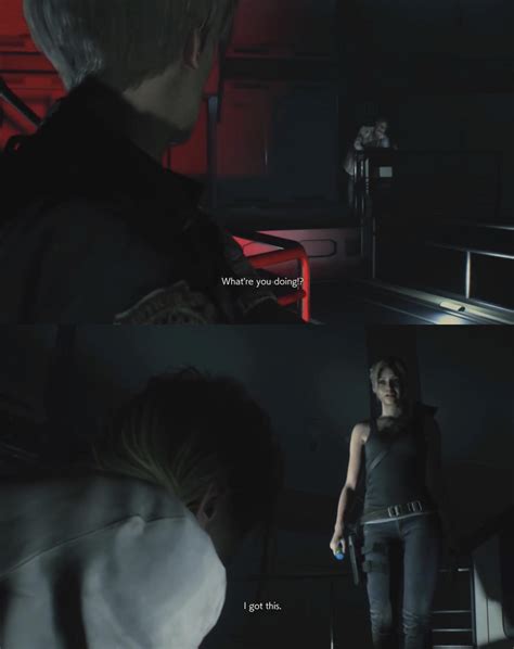 I loved the difference between Leon and Claire : r/residentevil