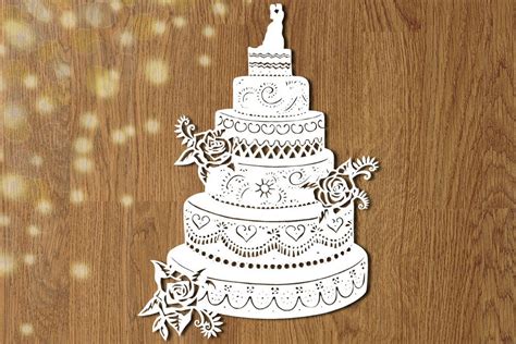 Wedding Cake Silhouette SVG, PNG, EPS Graphic by NeVinci · Creative Fabrica