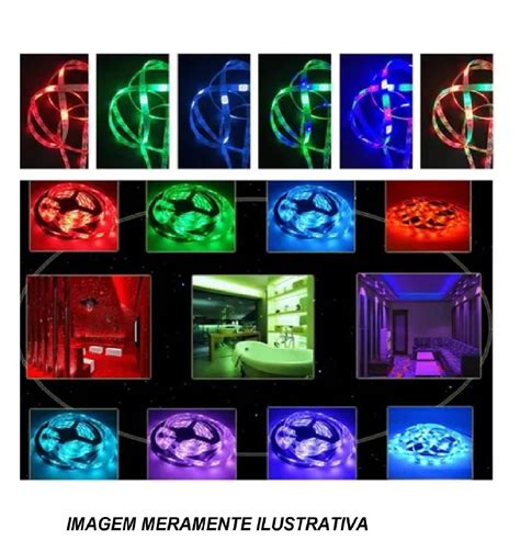 Somos Importador E Distribuidor De FITA LED 5050 RGB 5M 16 CORES PROVA